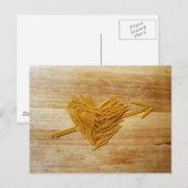 Carte postale Spaghetti Love (Devant / Derrière)