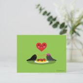 Carte Postale Spaghetti Meatballs Date romantique (Debout devant)