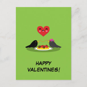 Carte Postale Spaghetti Meatballs Date romantique Ajouter votr