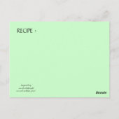 Carte Postale SPAGHETTI PARTY ITALIAN KITCHEN, RESTAURANT Recett (Dos)