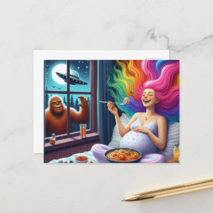 Carte Postale Spaghetti So Yummy Je n'ai aucune idée de ce qui e