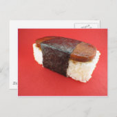 Carte Postale Spam Musubi (Devant / Derrière)