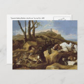 Carte postale : Spaniels Stalking Rabbits dans les (Devant / Derrière)