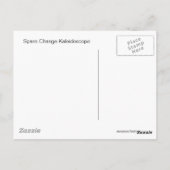 Carte Postale Spare Change Kaleidoscope (Dos)