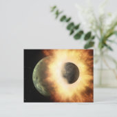 Carte postale spatiale : La Lune s'infiltre dans l (Debout devant)