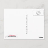 Carte Postale Spatule rosée (Dos)