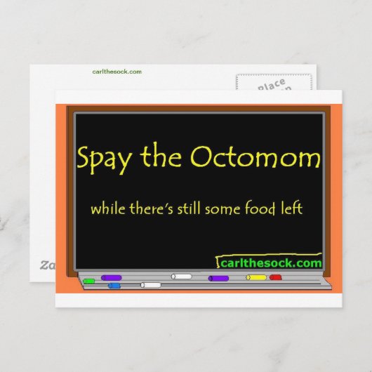 Carte Postale Spay le octomom (Devant / Derrière)