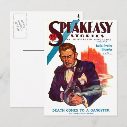 Carte Postale Speakeasy (Devant / Derrière)