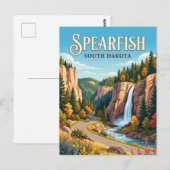 Carte Postale Spearfish, Dakota du Sud (Devant / Derrière)