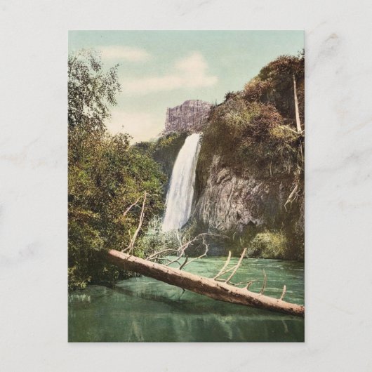 Carte Postale Spearfish Falls, Dakota du Sud, rare Photochrom (Devant)