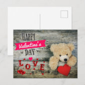 Carte Postale special for valentine day (Devant / Derrière)