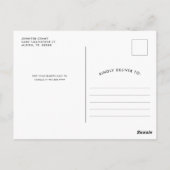 Carte Postale Spécial humour gobelet rouge pour célébration occa (Dos)