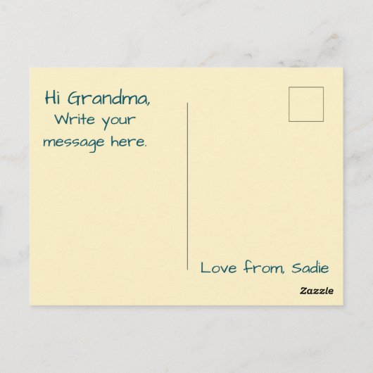 Carte postale Special Love Delivery Kids Connectio (Dos)