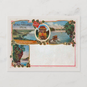 Carte Postale Spécial Saint Paul Minneapolis 1908