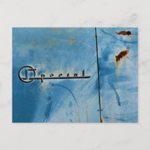 Carte Postale "Spécial" - Voiture américaine rouille