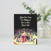 Carte postale spéciale anniversaire (Debout devant)