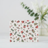 carte postale spéciale pour noël (Debout devant)