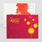 Carte postale spéciale Rakhi (Devant / Derrière)