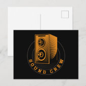 Carte Postale SPÉCIALISATEUR D'ÉQUIPAGE DU SON Audio Specialist (Devant / Derrière)