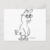 Carte Postale Spécifications du poulet (Devant)