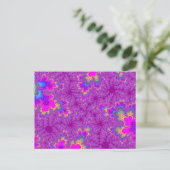 Carte Postale Speckle arc-en-ciel rose (Debout devant)