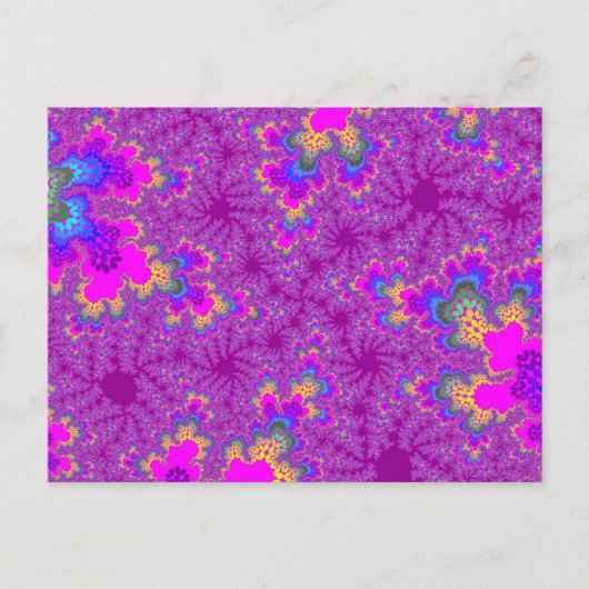 Carte Postale Speckle arc-en-ciel rose (Devant)