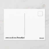 Carte Postale Spectacle Brown et soigné Llama (Dos)