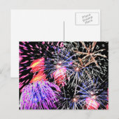 Carte Postale Spectacle de feux d'artifice, ZSSG (Devant / Derrière)