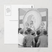 Carte Postale Spectacle de filles, 1942 (Devant / Derrière)