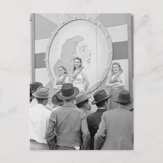 Carte Postale Spectacle de filles, 1942 (Devant)