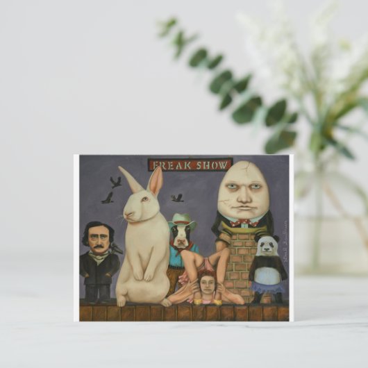 Carte Postale Spectacle de fous (Debout devant)