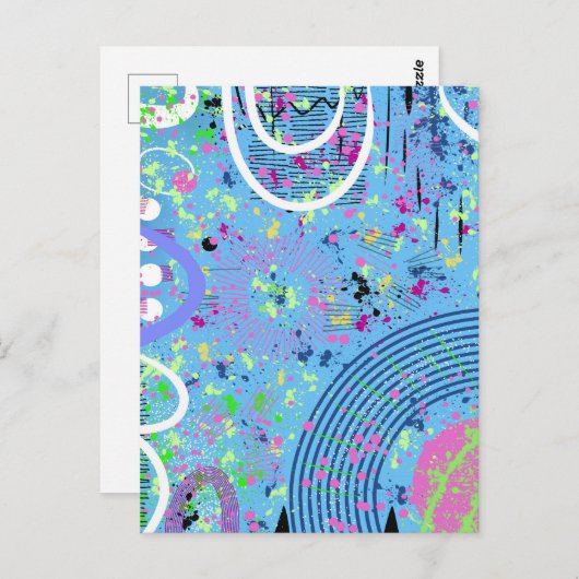 Carte Postale Spectacle Fireworks (Devant / Derrière)