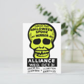 Carte Postale Spectacle spécial d'horreur et d'écoute tardive (Debout devant)