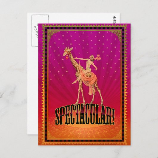 Carte Postale Spectaculaire ! (Devant / Derrière)