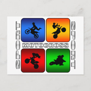 Carte Postale Spectaculaire Motocross