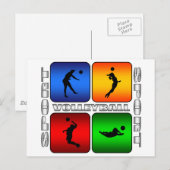 Carte Postale Spectacular Volleyball (Devant / Derrière)