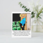 Carte postale "Spectickles" Humour Alien amusant (Debout devant)