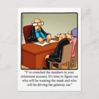 Carte postale "Spectickles" pour Humour de retrait