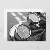 Carte Postale Speedomètre Moto Classique (Devant / Derrière)