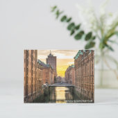 Carte postale Speicherstadt de Hambourg (Debout devant)