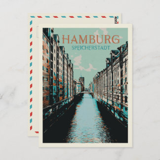 Carte Postale Speicherstadt Hamburg - Iconic Warehouse District