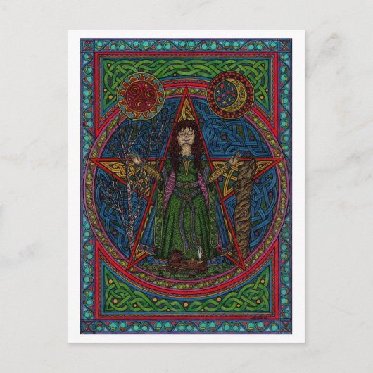 Carte Postale spellcraft pentagram 001 (Devant)