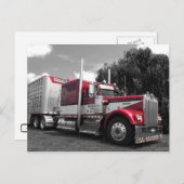 Carte postale Spencer Kenworth W900A (Devant / Derrière)