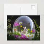 Carte Postale Sphère d'œuf de lapin (Devant / Derrière)