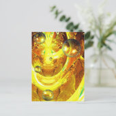 Carte Postale Sphères Abstraites numériques modernes (Debout devant)