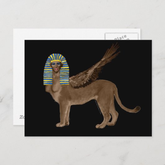 Carte Postale Sphinx (Devant / Derrière)