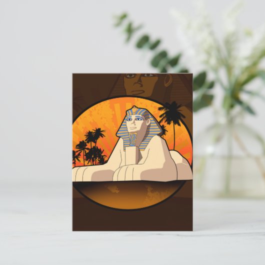 Carte Postale Sphinx (Debout devant)