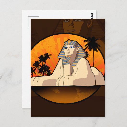 Carte Postale Sphinx (Devant / Derrière)