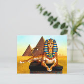 Carte Postale Sphinx aux yeux dorés (Debout devant)