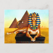 Carte Postale Sphinx aux yeux dorés (Devant)